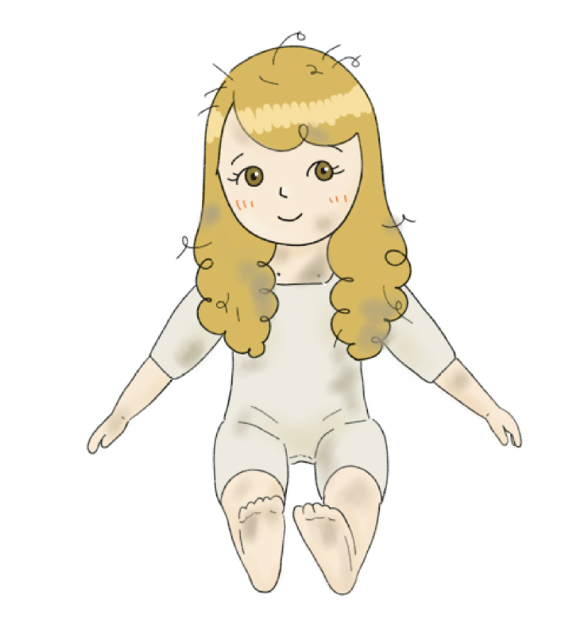 50cmサイズのごっこ人形 (眠り目)